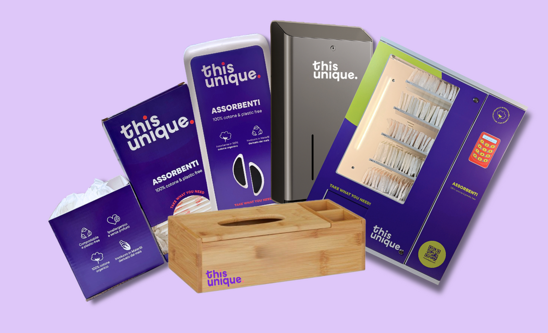 Dispenser di assorbenti: perché dovrebbe essercene uno in ogni bagno (e come farlo succedere)